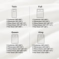 thumbnail image 5 of U by Bedsure Full Comforter Set Burnt Orange, 7 Pieces Reversible Bed in a Bag, Boho Lightweight Bedding Set, Contrasting Design, 5 of 10