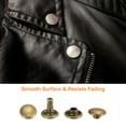 thumbnail image 5 of 100 Sets Leather Rivets 8 x 8mm Metal with 3 Setter Tools, Bronze Tone, 5 of 6