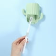 thumbnail image 6 of Unique Bargains Wall Mounted Toothbrush Holders Cactus Wall Mounted Toothbrush Storage Organizers  Green, 6 of 7