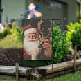 thumbnail image 6 of Christmas Santa Claus and Deer Garden Flag 12X18 Double Sided Yard Flags for Outside Outdoor All Seasonal Decoration, 6 of 6