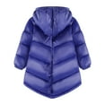 thumbnail image 2 of HILEELANG Toddler Boy Girl (12M-7Y) Winter Puffer Jackets Coats Navy Blue Dinosaur Hooded Light Weight Padded Outerwear 2-3T, 2 of 9