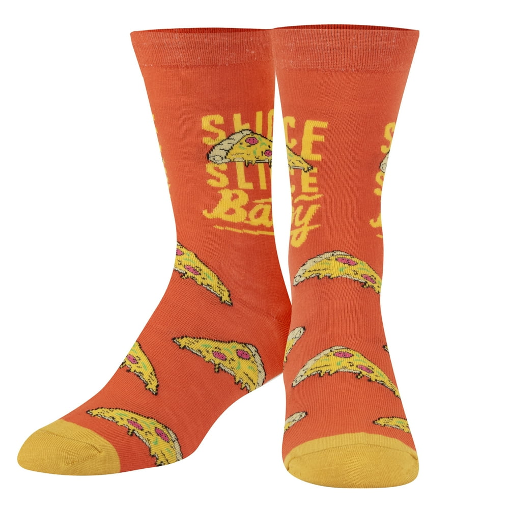 Crazy Socks Crazy Socks, Womens, Food, Slice Slice Baby , Crew Socks