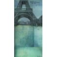 thumbnail image 2 of Greene, Taylor 9x14 Gold Ornate Wood Framed with Double Matting Museum Art Print Titled - City Hues I, 2 of 4