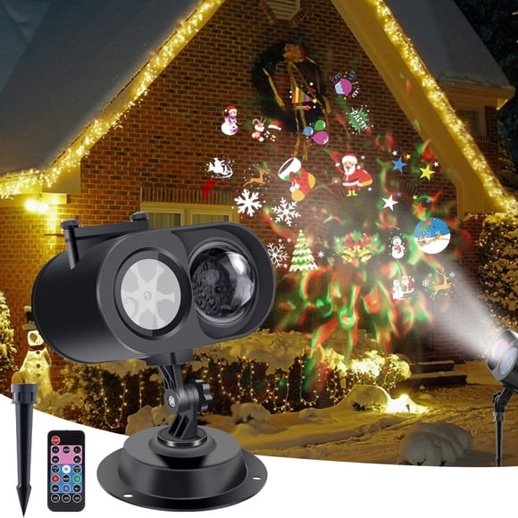 Proyector de luces navideñas AOMIL 2 en 1 LED impermeable