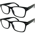 thumbnail image 1 of grinderPUNCH Lot de 2 en Vrac Multi Focus 3 Power Progressif - Lunettes de Lecture Sans Ligne +1,00, Noir, 1 of 5