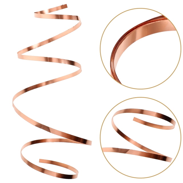 unbranded Copper Sheet Roll Rose Gold High Purity Metal Sheet for DIY Crafts and Electrical Projects