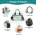 thumbnail image 3 of Iauyy Insulated Thermal Lunch Tote Bag for Women - S/M Sizes Portable Picnic Work Bag ,Subtle and Gentle Gradient Effect, 3 of 6