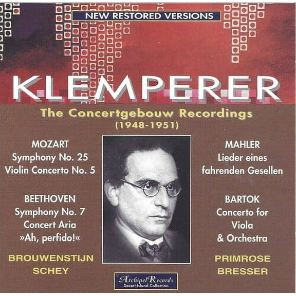 Mozart / Klemperer - Concertgebouw 1948-51 - Music & Performance - CD