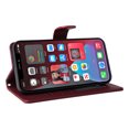 thumbnail image 4 of JTCASES Compatible with iPhone 12 Pro Max 6.7 inch Case Wallet Flip Folio Case [Kickstand] with RFID Blocking Card Holders [Shockproof] and Wrist Strap Phone Cover for Men Women Girls, Winered, 4 of 12