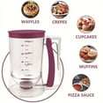 thumbnail image 3 of Dispensador de Masa para Panqueques y Cupcakes Dispensador de Masa Adecuado para Cocinar Cualquier Producto Horneado Rojo, 3 of 5