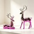 thumbnail image 2 of Resin Deer Tabletop Decor, 2-Piece Seasonal Sculpture Set for Christmas Office and Winter Home Displays, 2 of 3