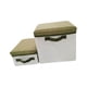 thumbnail image 5 of Escaleras para perros con almacenamiento, escalera para mascotas para cama alta, escaleras extra anchas para mascotas, escalones plegables para gatos, 2 niveles, 5 of 9
