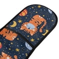 thumbnail image 2 of Dailycode Double Sided Oven Mitt with Loop Heat Resistant Kitchen Long Potholders 7" x 35" Tiger Moon Star, 2 of 6