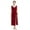 Wine Red, variant on IBTOM CASTLE Women Lyrical Dance Dress Modern Contemporary V-Neck Backless Split Tulle Skirt S White