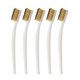 thumbnail image 1 of 5pcs Plastic Handle Wire Brush Copper Scratch Brush for Cleaning Welding Slag and Rust, 1 of 4