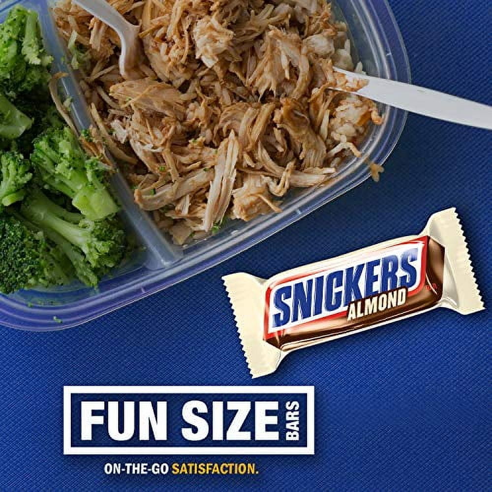 Almond Fun Size Chocolate Candy Bars 10.23-Ounce Bag (Pack of 6)