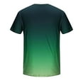 thumbnail image 5 of Njoeus Mens Muscle Tee Gym Workout T-Shirts, Men's Fashion Gradient Print Short Sleeve Shirts for Men Summer Athletic Shirt Tops M-5XL（Available in Big & Tall), 5 of 5