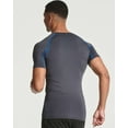thumbnail image 3 of Real Essentials 4 Pack: Men's Short Sleeve Compression T-Shirt Base Layer Undershirt Athletic Top (Available in Big & Tall), 3 of 7