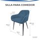 thumbnail image 5 of JUEGO DE 2 SILLAS VELVET MODERNAS PARA COMEDOR MARCA GRAVITA, 5 of 7