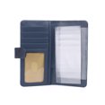 thumbnail image 4 of Julia Buxton Women's Heiress Pik-Me-Up Checkbook Keeper Leather, Navy, 4 of 4