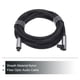 thumbnail image 3 of Cable de audio Óptico Unique Bargains 3 m Negro, 3 of 7