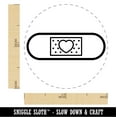 thumbnail image 2 of Heart Medical Bandage Love Hope Healing Self-Inking Rubber Stamp Ink Stamper - Brown Ink - Medium 1 Inch, 2 of 7