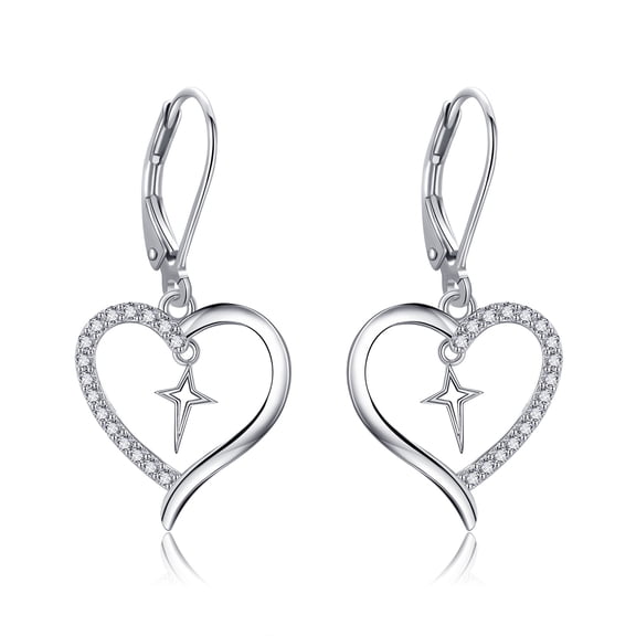 S925 Sterling Silver Cross Earrings Cross Earrings for women Silver Cross Earrings Mother's Day Gift Christian Earrings for women