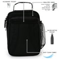 thumbnail image 4 of Jetstream Deluxe Kids Lunch Bag Insulated with Front Pocket, Side Mesh & Padded Handle, 4 of 9