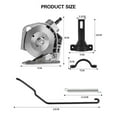 thumbnail image 3 of Electric Drill To Cloth Scissors Hand-Held Leather Cloth Cutting Machine Blade Clothing ,For Comfortable Grip, 3 of 5