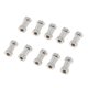 thumbnail image 3 of Columnas es uminio de doble cabeza, 10 Uds., Pilar plateado para piezas de accesorios 3x10mm Yotijar Columna de aluminio de doble cabezal, 3 of 7