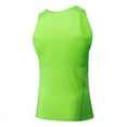thumbnail image 2 of Men's Athletic Compression Shirts Sleeveless, Body Shaper Slimming Tummy Vest, Stretch Perseverance Quick Dry Vest Male T-shirt, Green, XXL, 2 of 8