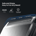 thumbnail image 2 of Manscape All-in-One Beard Trimmer for Men, Dual-Speed Electric Waterproof Razor Shaver for Mustache, Facial, Beard Styler, Mens Beard Grooming Kit with LED Display, Type-C Rechargable, Charging Dock, 2 of 13