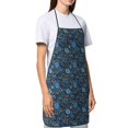 thumbnail image 4 of Fuzoiu Winter Blue Forest Deer Print Kitchen Cooking Aprons,Kitchen Cooking BBQ Aprons,Chef Apron with 2 Pockets for Men Women,Art Aprons for Painting Pottery Ceramics, 4 of 7