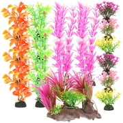 Simulated Aquatic Plants for Pets Fish Tank Decorations Ornaments 20 Pcs Aquarium Variety Plastic Artificial