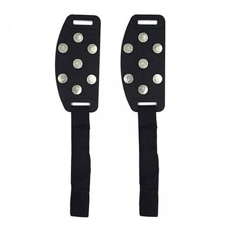 

simhoa 5xShoe Spikes Nonslip for Footwear Ice Grippers for Running Hiking Ice Fishing
