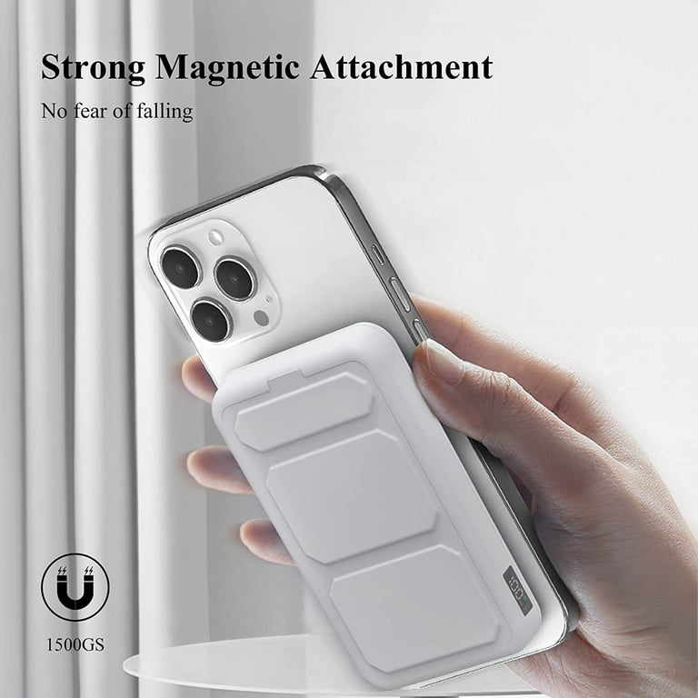 Jingyang Magnetic Wireless Portable Charger, 10000mAh Wireless Power Bank  PD 20W Fast Charging with USB-C Mag-Safe Battery Pack Compatible for iPhone  14/13/12 Pro/Mini/Pro Max (White) 