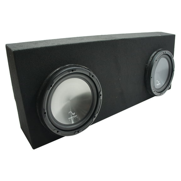 07-13 Toyota Tundra Crew Max Harmony HA-R104 Dual 10" Custom Sub Box 2 Ohm New