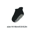 thumbnail image 4 of 6 Pcs Bas pour Enfants avec Bonne Élasticité Confortables à Porter Style Simple Bonne Fabrication Noir 14-16, 4 of 6