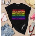 thumbnail image 3 of S4E Women's Pride Flag Life Harmony Spirit T-Shirt XX-Large Black, 3 of 4