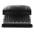 Foreman 4Serving Removable Plate Electric Grill and Panini Press, Black, GRP1060B