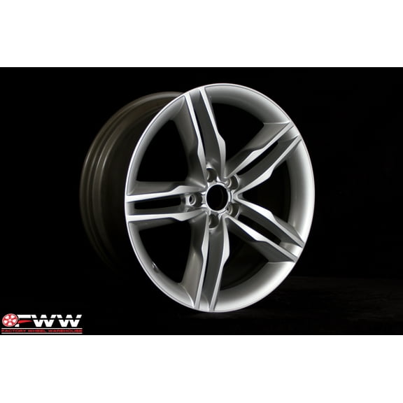 Audi Wheel 2008-2017 19" Factory OEM Silver 8T0601025H
