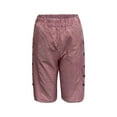 thumbnail image 4 of Icvfdpl Womens Casual Pants Fashion Summer Striped Printed Button Loose And Versatile Shorts Stylish Female Outwear, 4 of 5