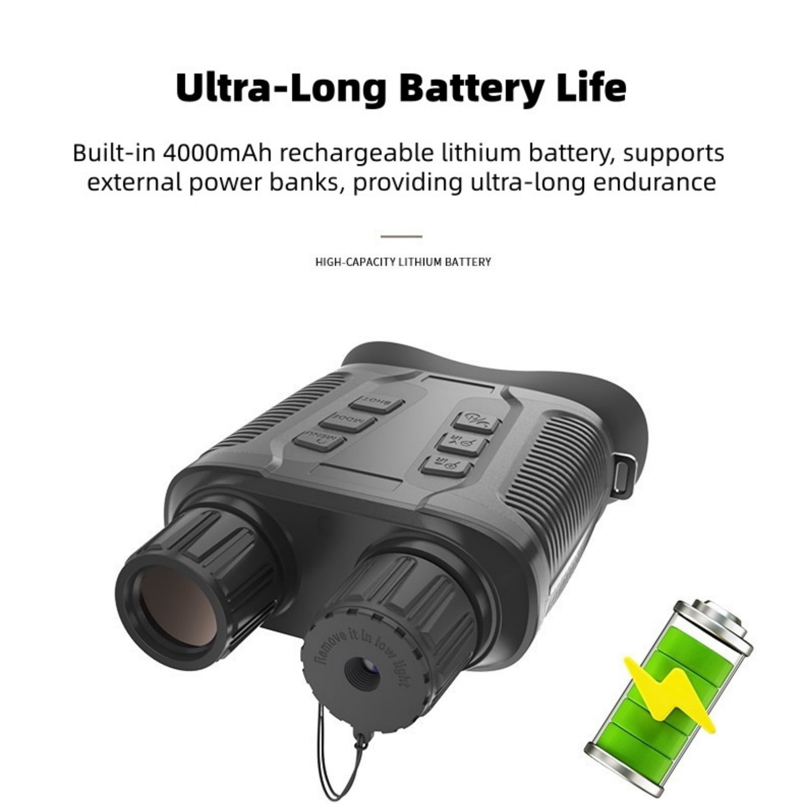 WiFi Trail Camera with Solar Panel, Motion Activated Game Camera with Infrared Night Vision, High Resolution Wildlife Camera with Rechargeable Battery & IP66 Waterproof