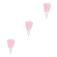 thumbnail image 4 of ZheElen 3pcs/set Atmosphere With Artificial Pampas Reed Boho Decor Artificial Flower Light Pink 3Set, 4 of 6