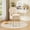Camel, variant on Greenstell Vanity Storage Ottoman, 13.4”L x 15”W x 30”H Upholstered Vanity Faux Fur Chair with Lumbar Support, Small Foot Stools Coffee Table Padded Seat for Makeup Room (White)