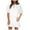 White, variant on GERsome Women's 2 Piece Outfits Summer Lounge Sets Short Sleeve V Neck Tee Shirts and Shorts Tracksuit Loungewear M-XL (Black,L)