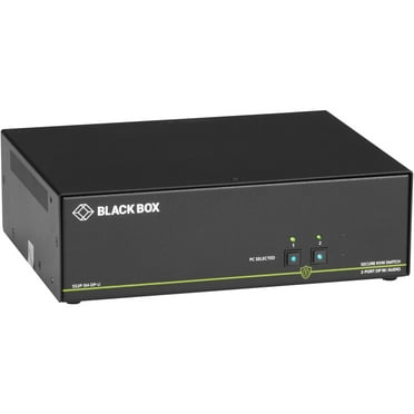 Black Box NIAP 3.0 Secure 2-Port Single-Head DisplayPort KVM Switch (SS2PSHDPU)