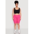 thumbnail image 2 of Women's Plus Size High Waisted Bike Shorts, 2 of 5