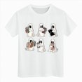thumbnail image 5 of CAUYDY Toddler Girl Boy Halloween Shirt Spooky Graphic T-Shirt Kids Short Sleeve Tee Top Cute Fall Clothes,4-5 Y, 5 of 5