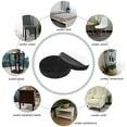 thumbnail image 5 of 50pcs Furniture Felt Pads Round 1 1/8" Self-stick Reduce Noise Chair Leg Pad Black, 5 of 7